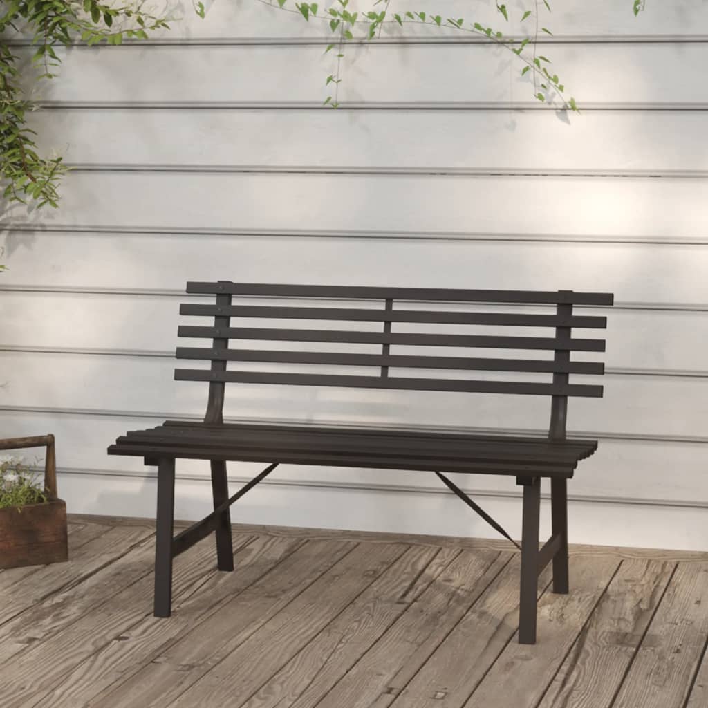 Patio Bench 43.3" Steel Gray