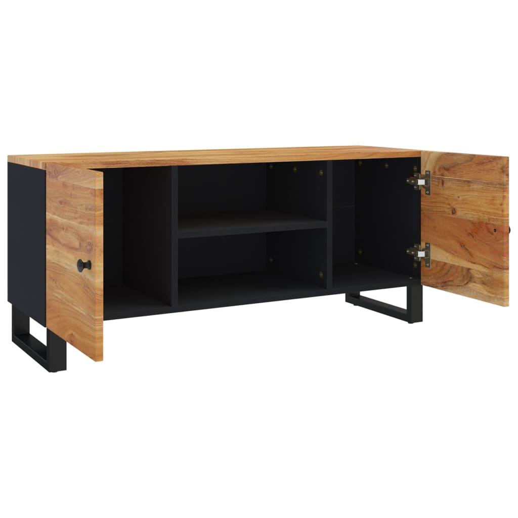 TV Stand 41.3"x13"x18.1" Solid Wood Acacia