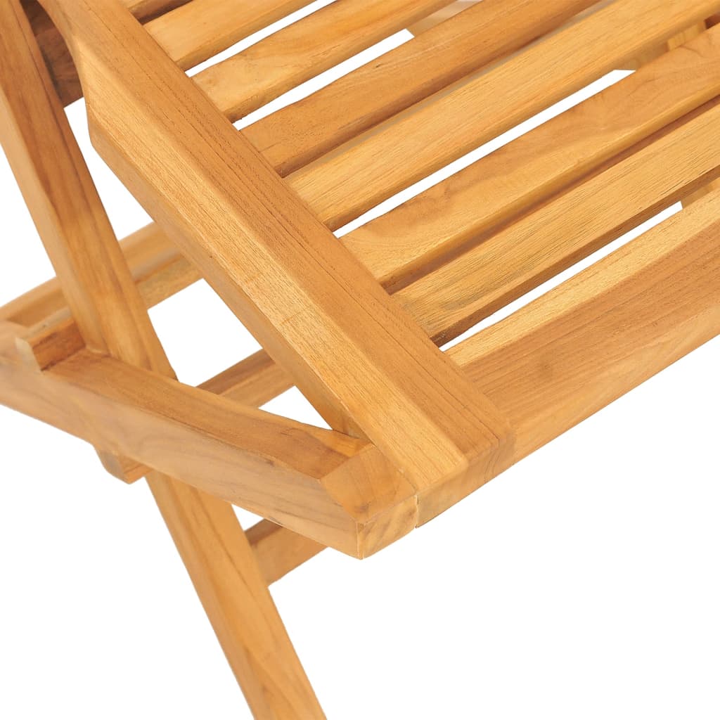 Folding Patio Chairs 2 pcs 18.5"x24.8"x35.4" Solid Wood Teak