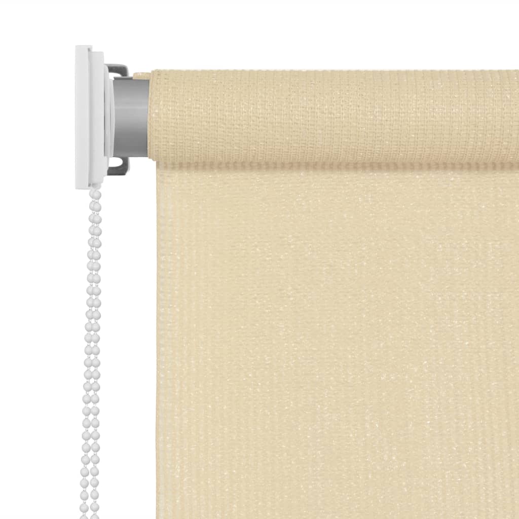 Outdoor Roller Blind Cream 31.5"x90.6" HDPE