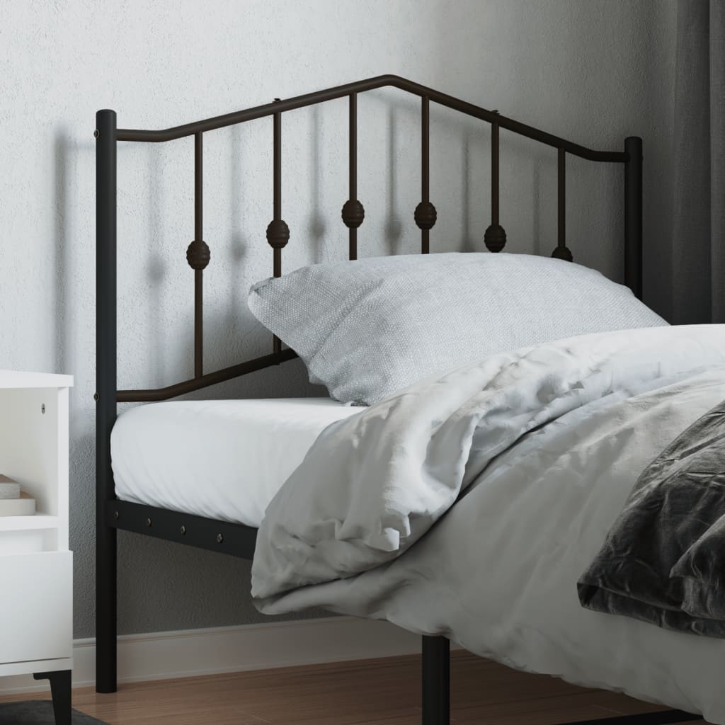 Metal Headboard White 39.4"