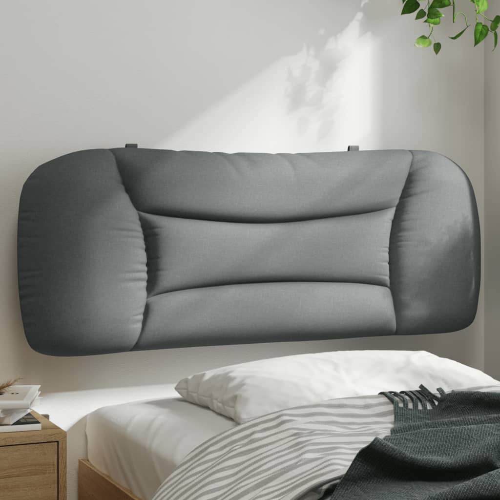 Headboard Cushion Dark Gray 39.4" Fabric