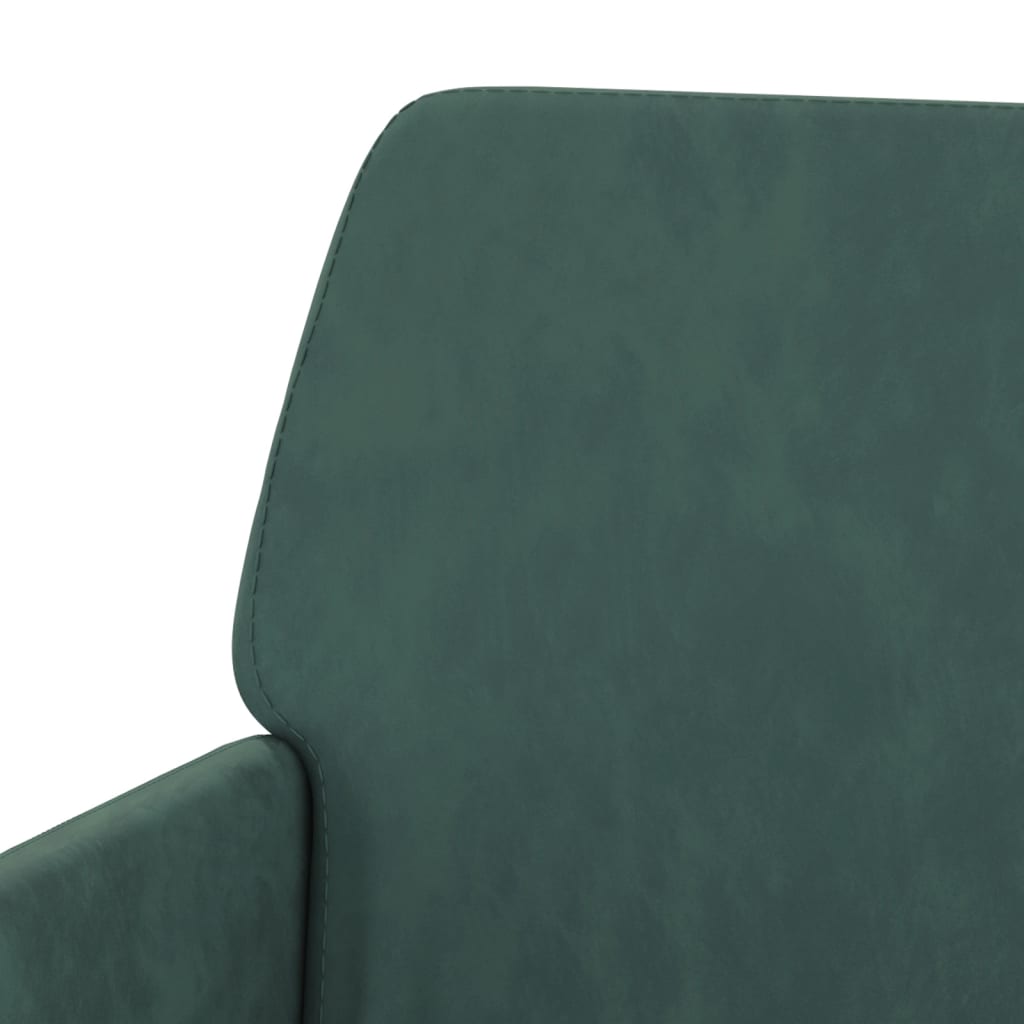 Bench Dark Green 42.5"x31.1"x31.1" Velvet