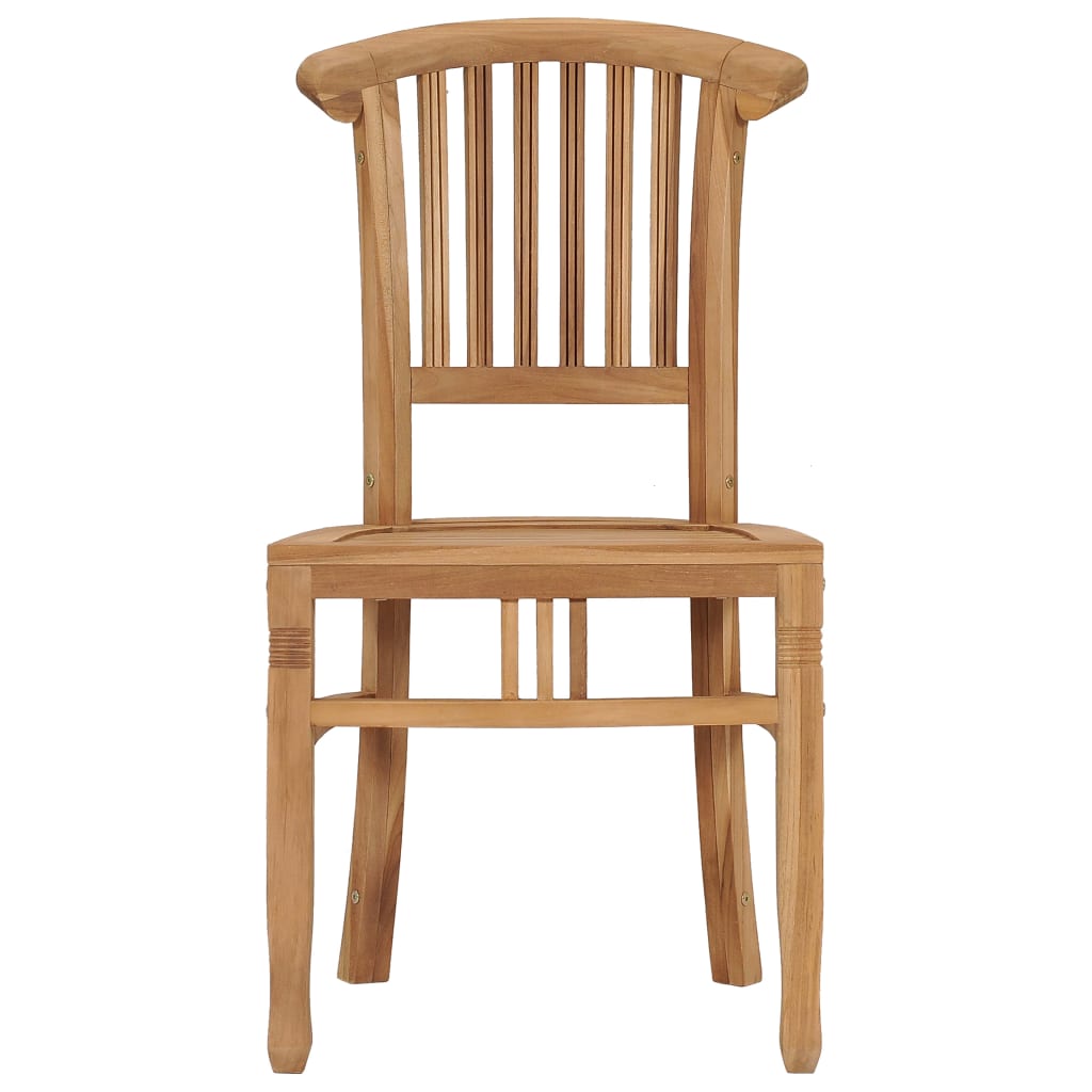 Patio Chairs 2 pcs Solid Teak Wood