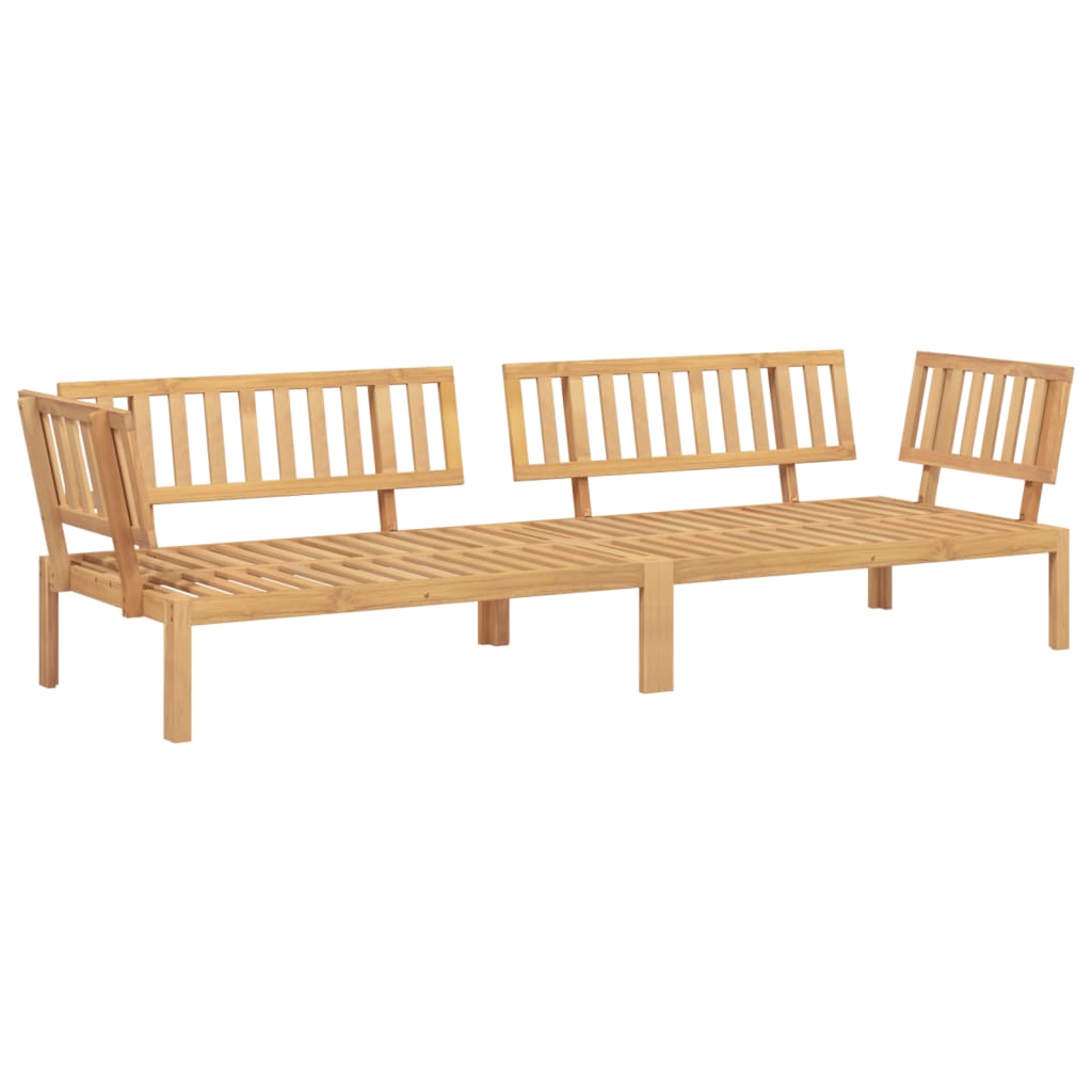 Patio Pallet Corner Sofas 2 pcs Solid Wood Acacia