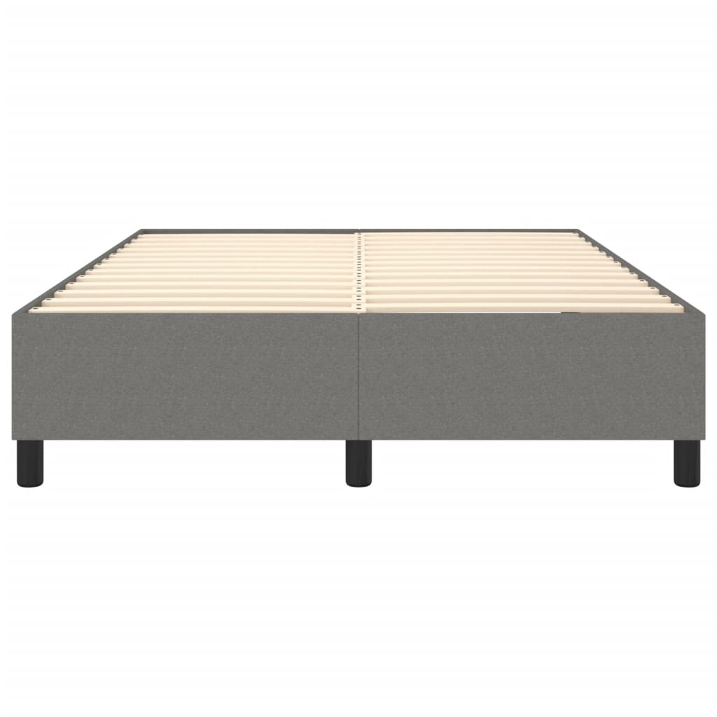 Bed Frame without Mattress Dark Gray Fabric (US/AU Only)