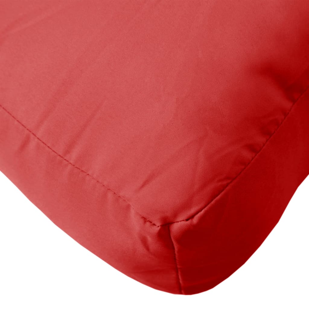 Pallet Cushions 2 pcs Red Fabric