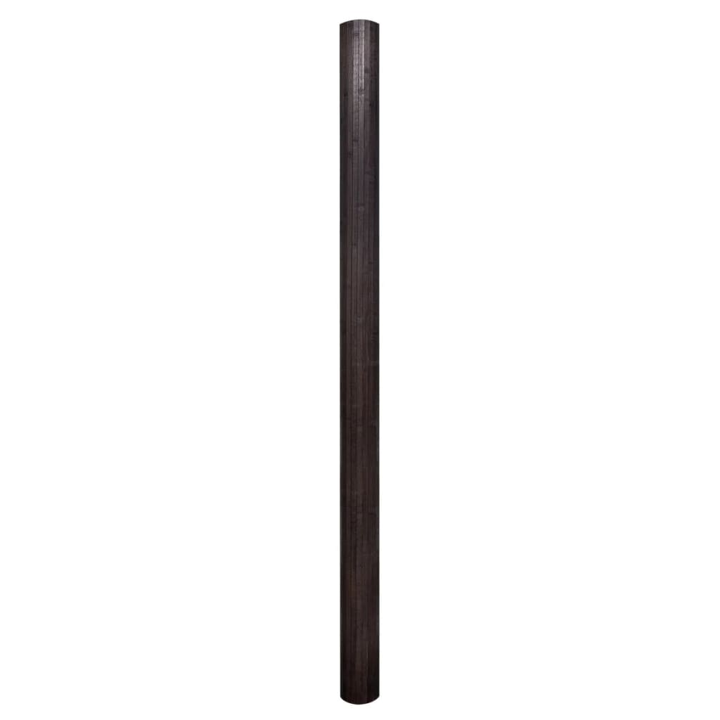 Room Divider Bamboo Dark Brown 98.4"x65"