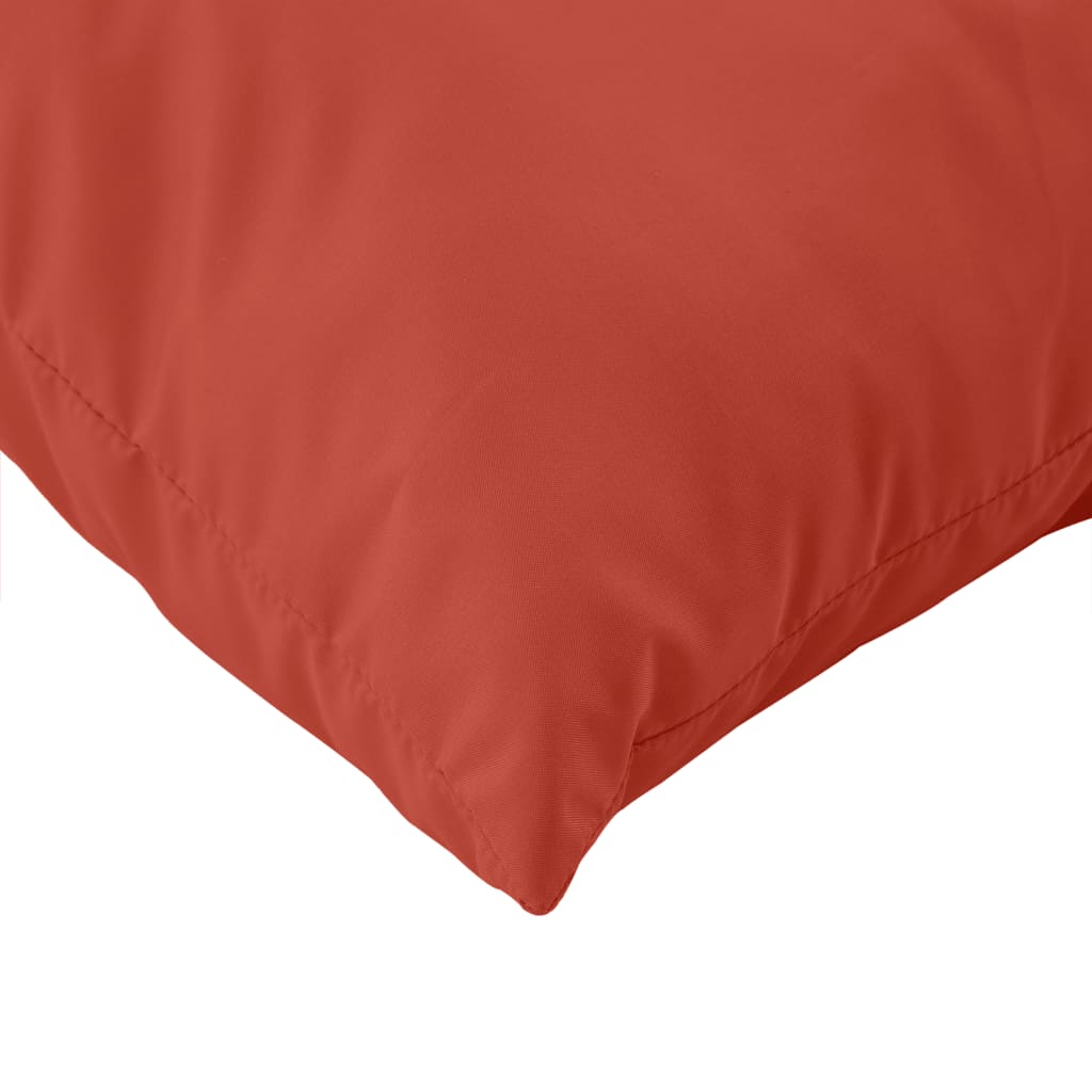 Pallet Cushions 2 pcs Melange Red Fabric