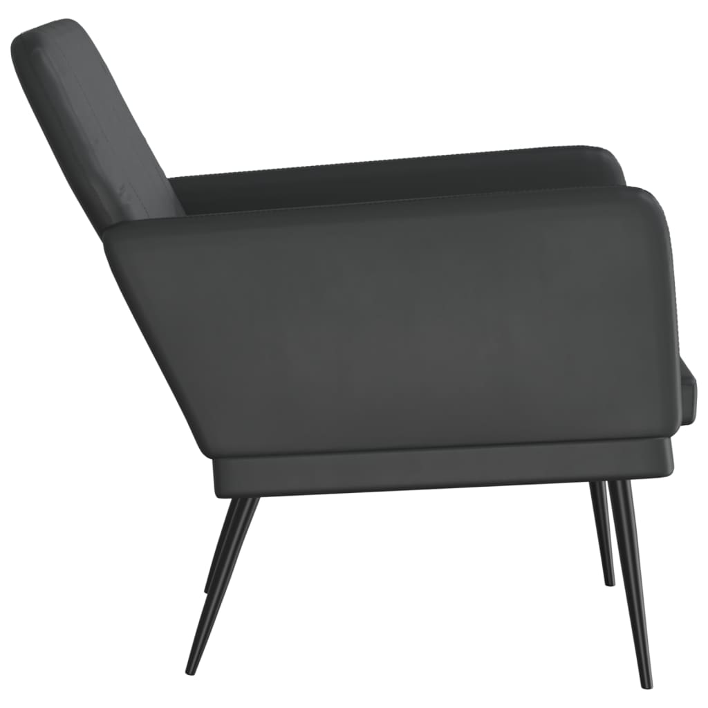 Armchair Black 24"x30.7"x31.5" Faux Leather