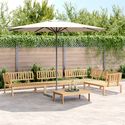 5 Piece Patio Pallet Sofa Set Solid Wood Acacia