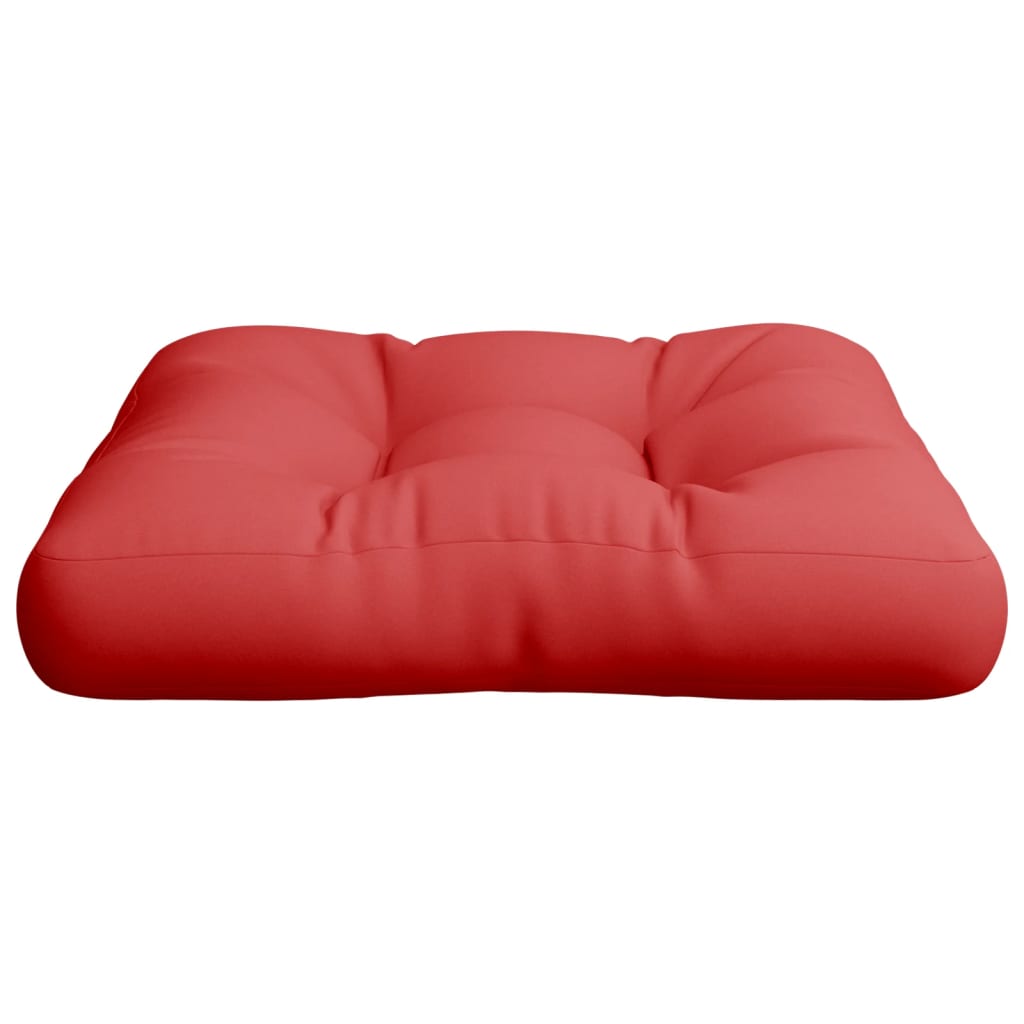 Pallet Cushion Red 22.8"x22.8"x3.9" Fabric