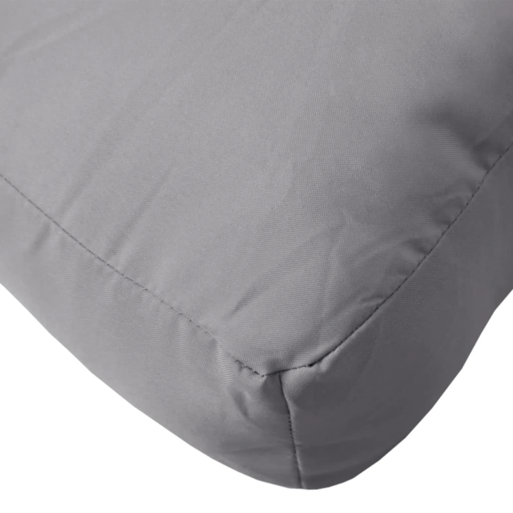 Pallet Cushion Gray 19.7"x19.7"x4.7" Fabric