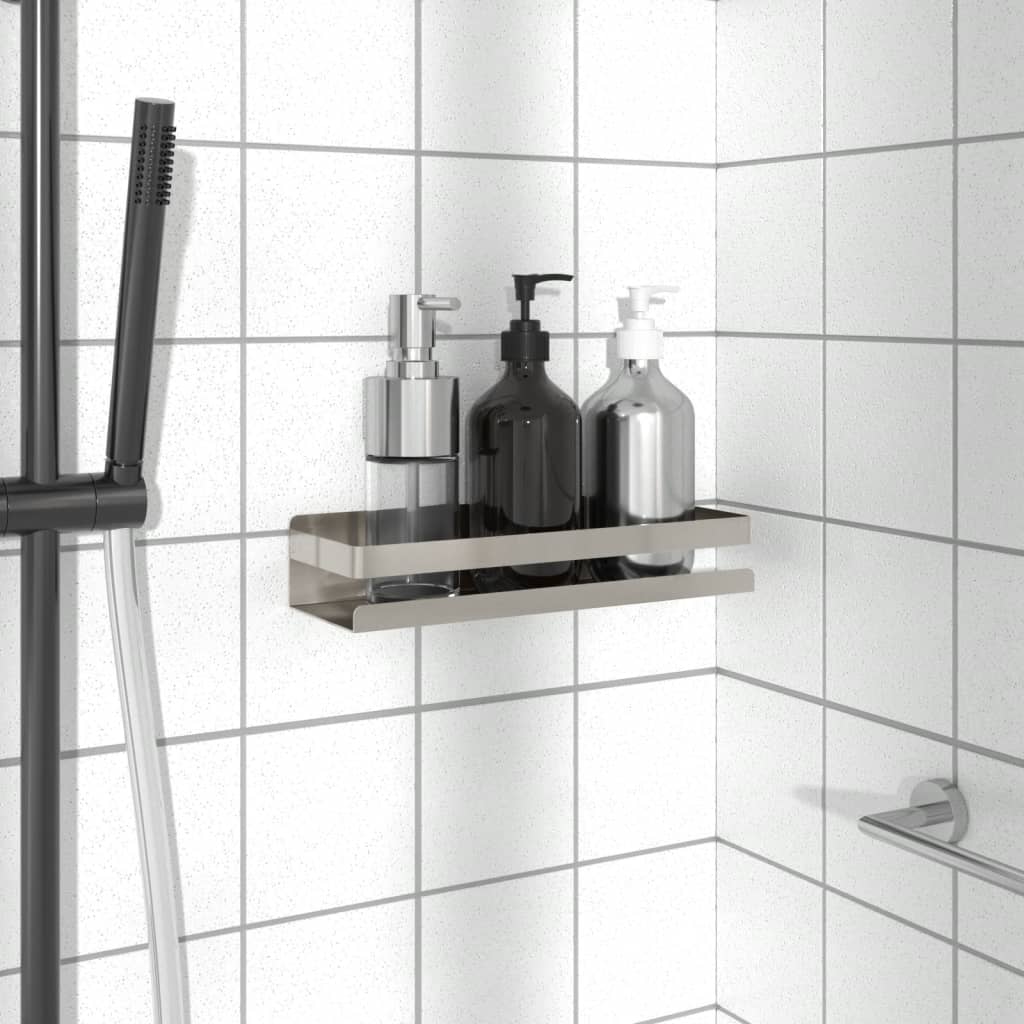 Shower Shelf 11.8"x3.9"x2.4" Brushed 304 Stainless Steel