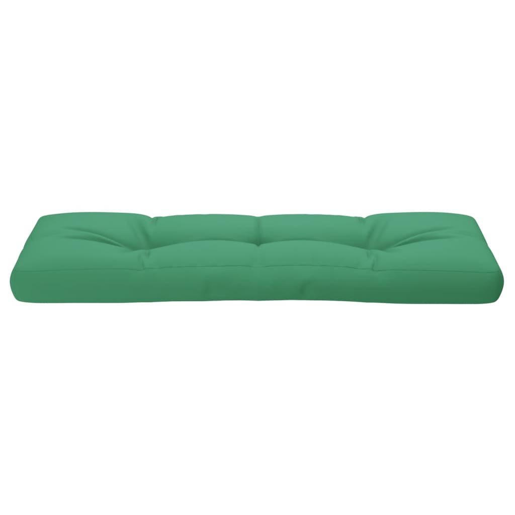 Pallet Cushion Green 47.2"x15.7"x4.7" Fabric