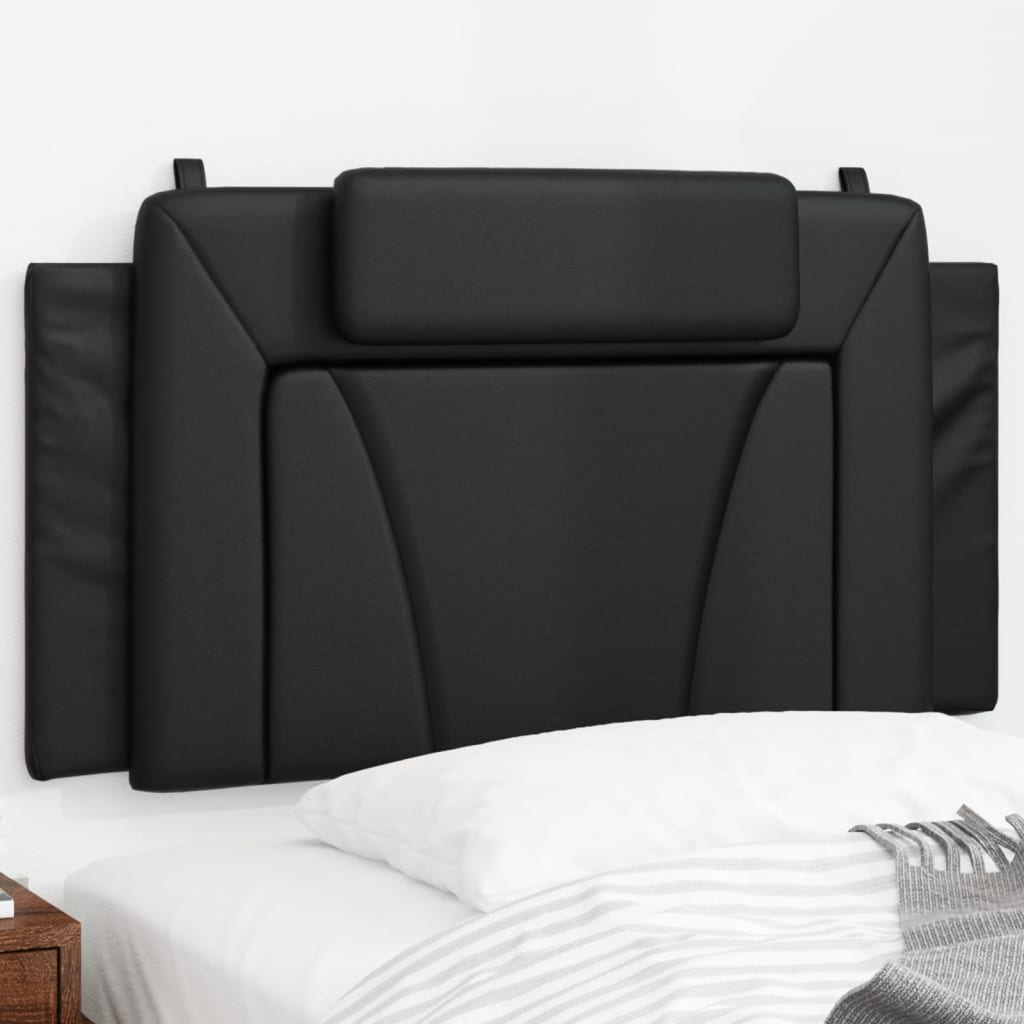 Headboard Cushion Black 39.4" Faux Leather