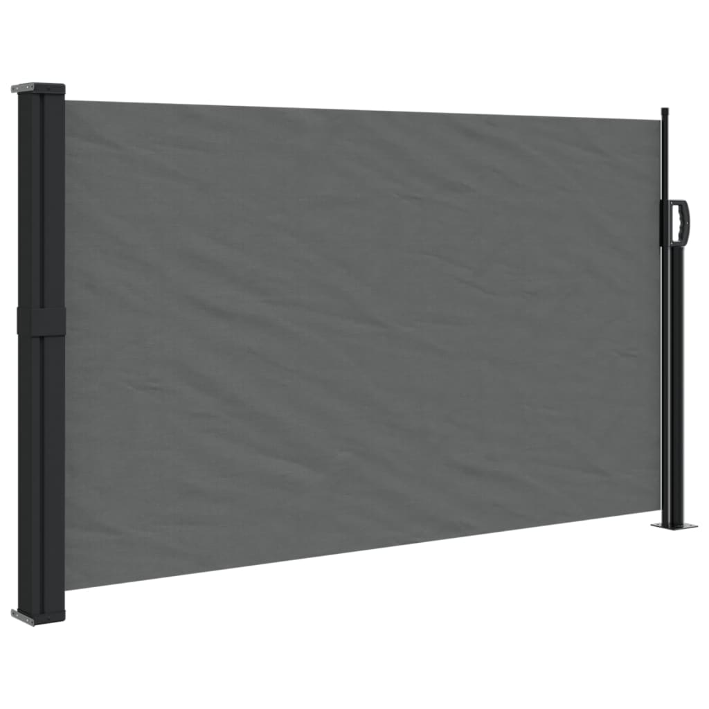 Retractable Side Awning Anthracite 47.2"x196.9"