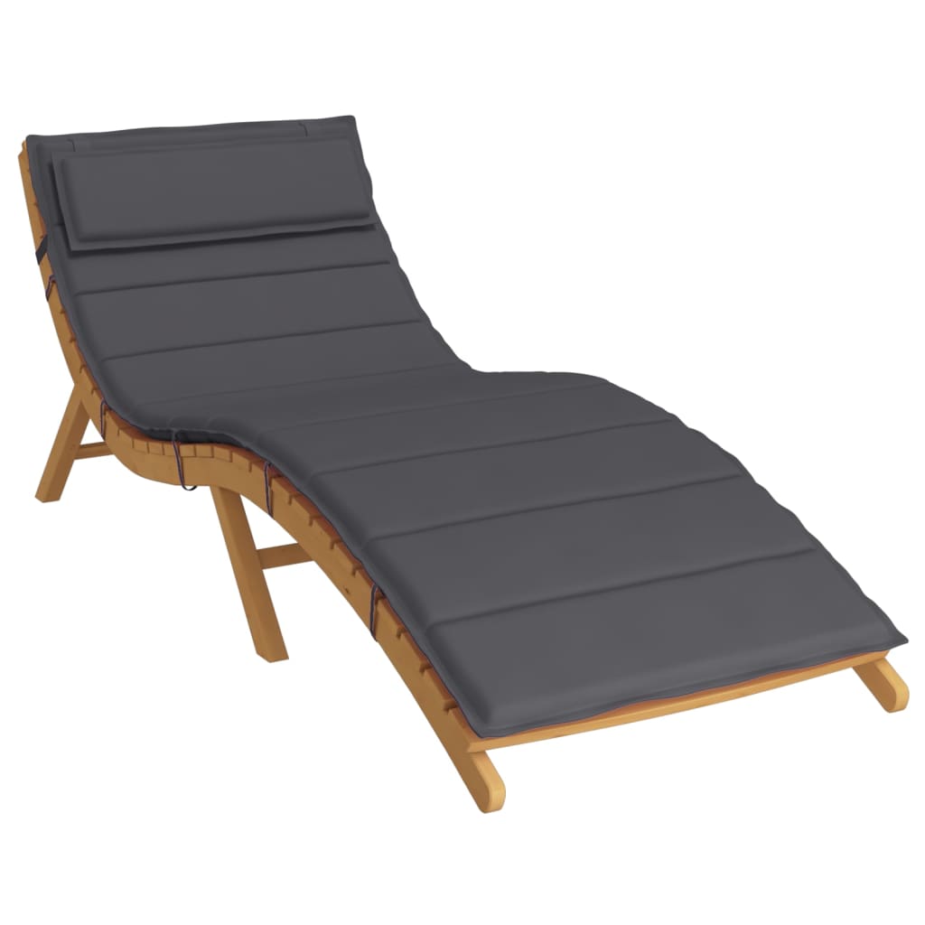 Sun Lounger Cushion Anthracite 70.9"x23.6"x1.2" Oxford Fabric