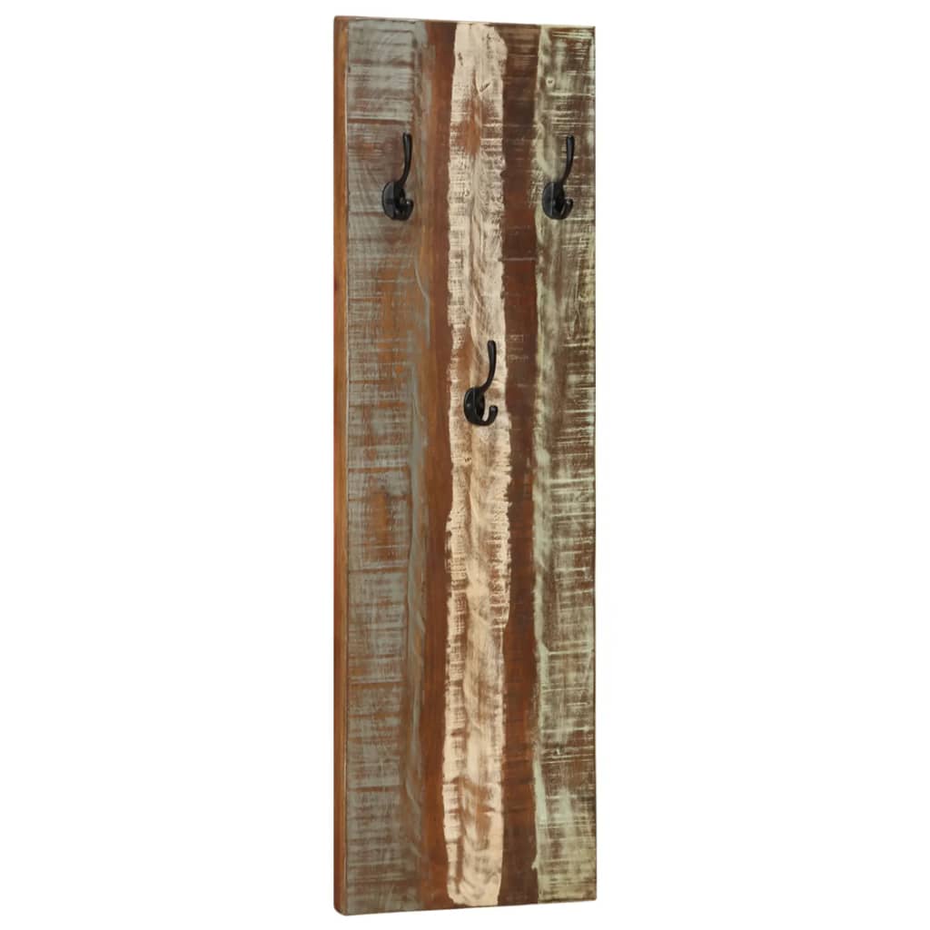 Wall-mounted Coat Racks 2 pcs 14.2"x1.2"x43.3" Solid Reclaimed Wood