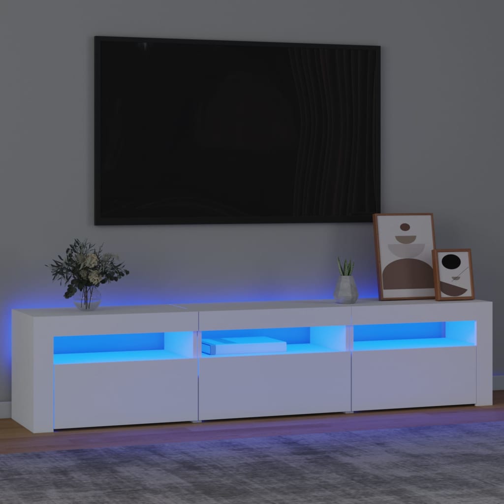 TV Stand with LED Lights Sonoma Oak 70.9"x13.8"x15.7"