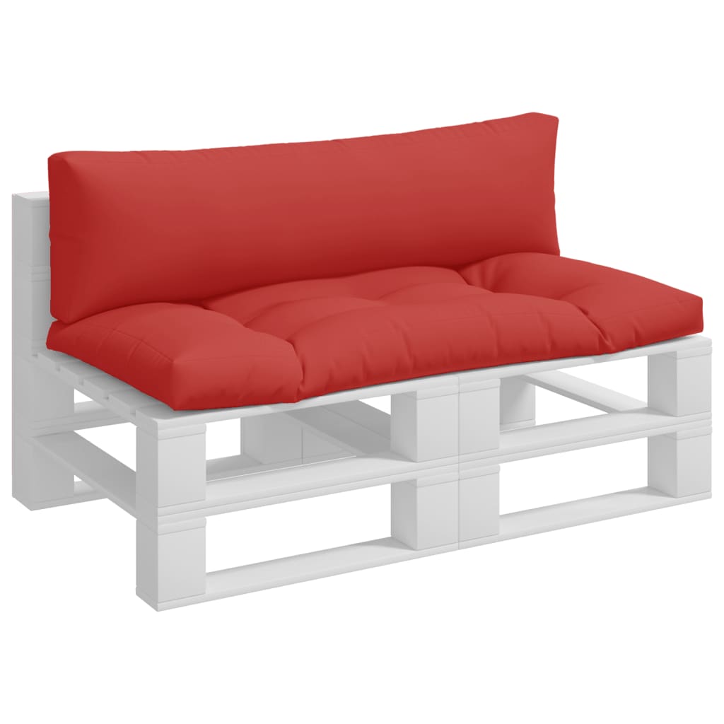 Pallet Cushions 2 pcs Red Fabric