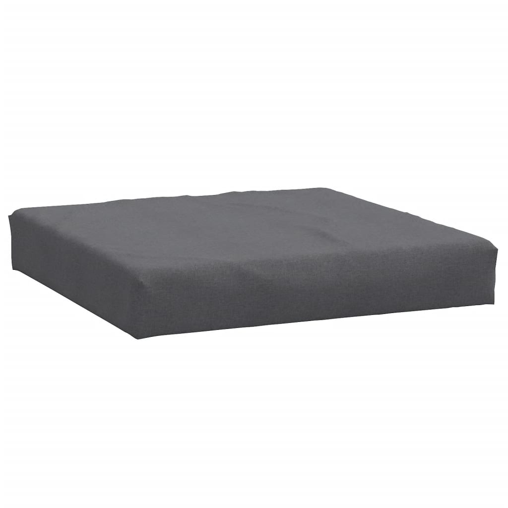 Pallet Cushions 2 pcs Melange Anthracite Fabric