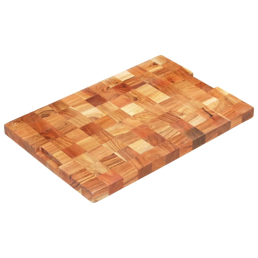 Chopping Board 23.6"x15.7"x1.5" Solid Acacia Wood