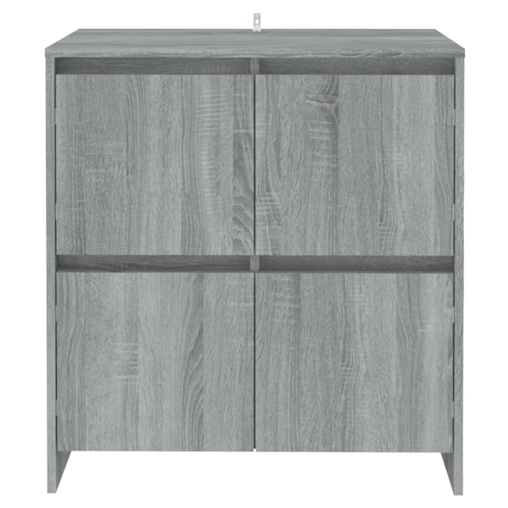 Sideboards 2 pcs Gray Sonoma 27.6"x16.1"x29.5" Engineered Wood