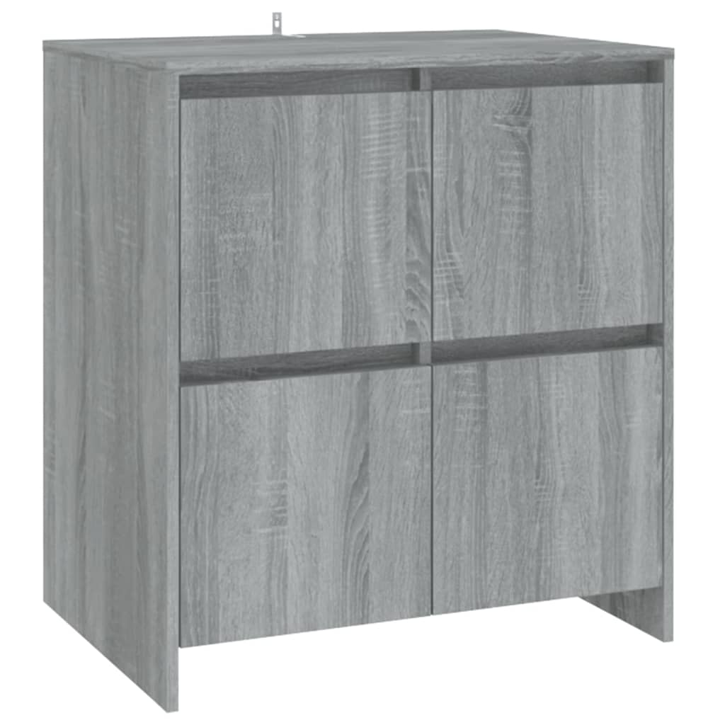 Sideboards 2 pcs Gray Sonoma 27.6"x16.1"x29.5" Engineered Wood