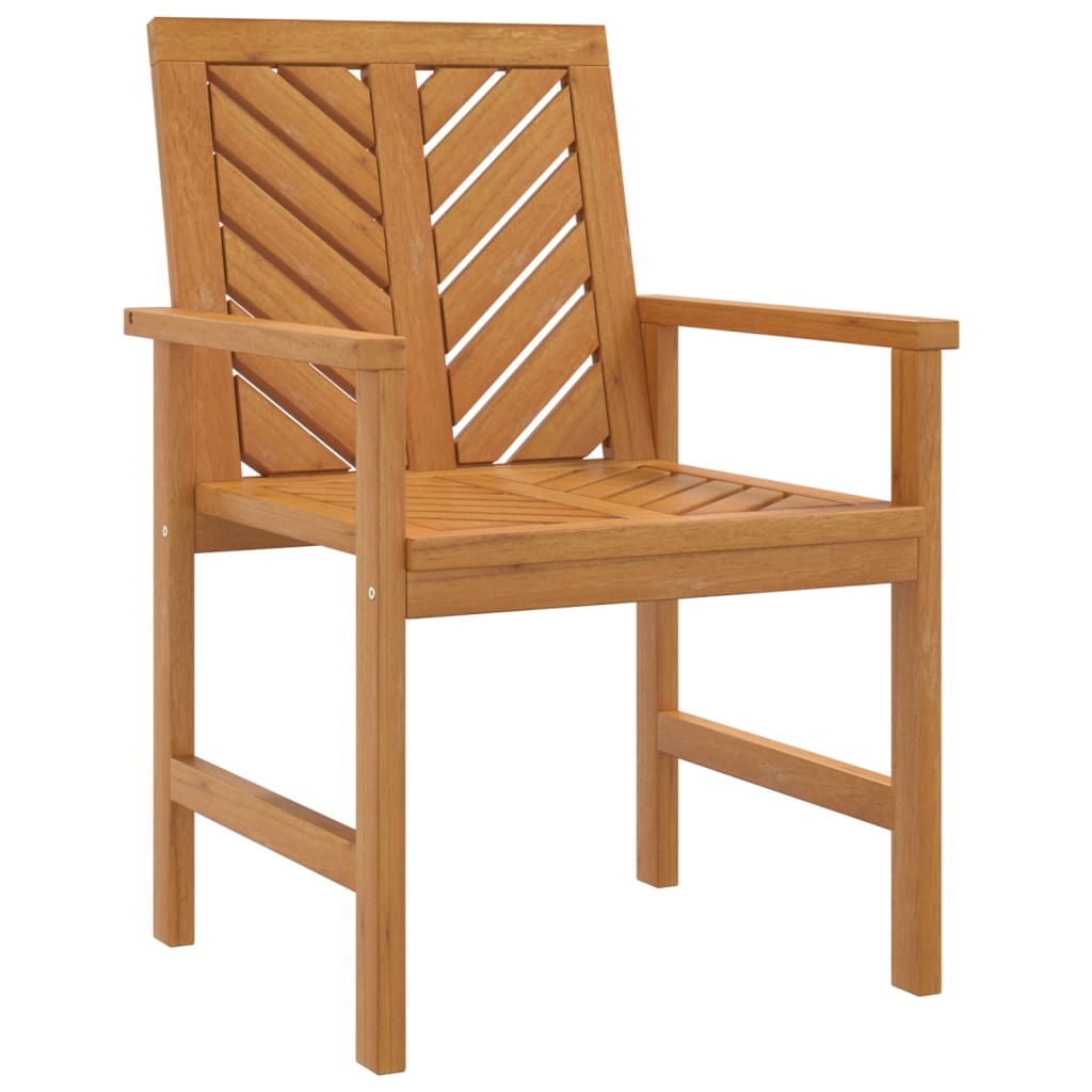 Patio Dining Chairs 4 pcs Solid Wood Acacia