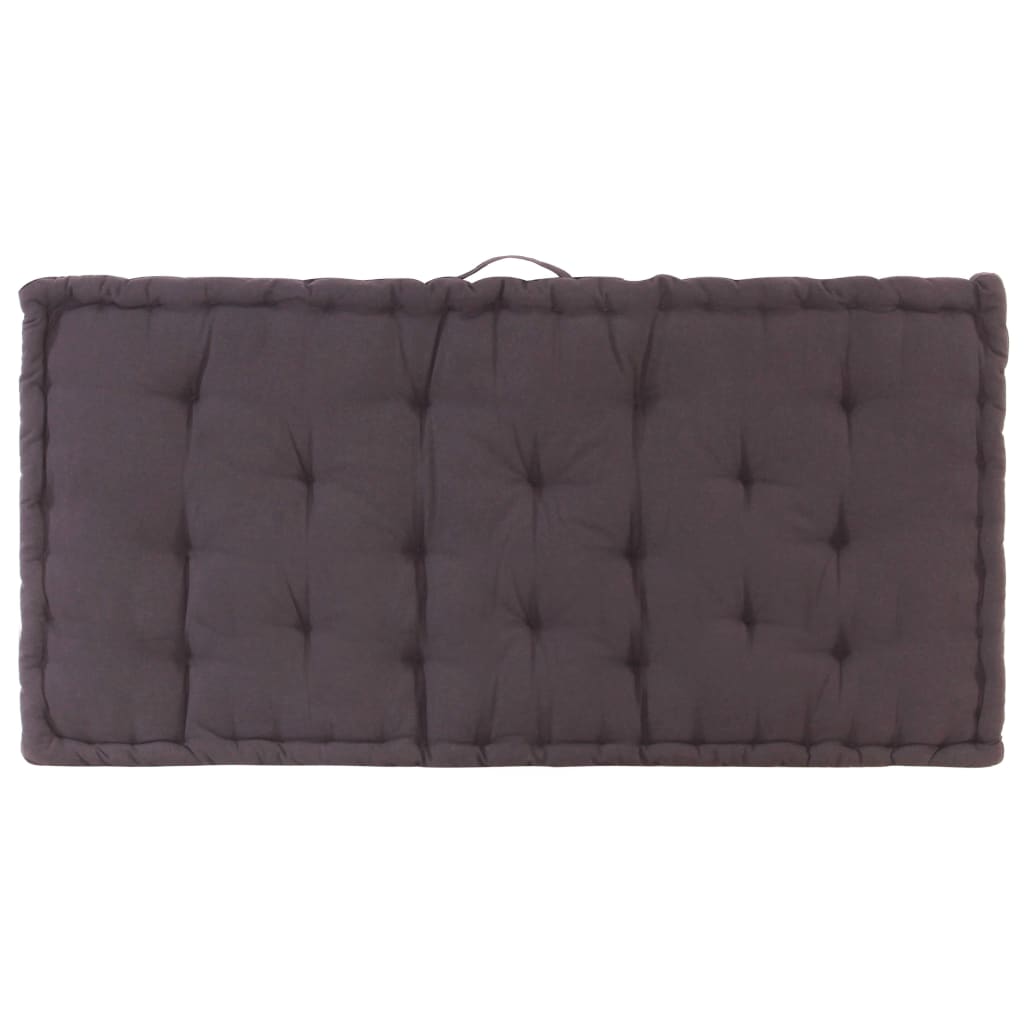 Pallet Floor Cushion Cotton 47.2"x31.5"x3.9" Anthracite