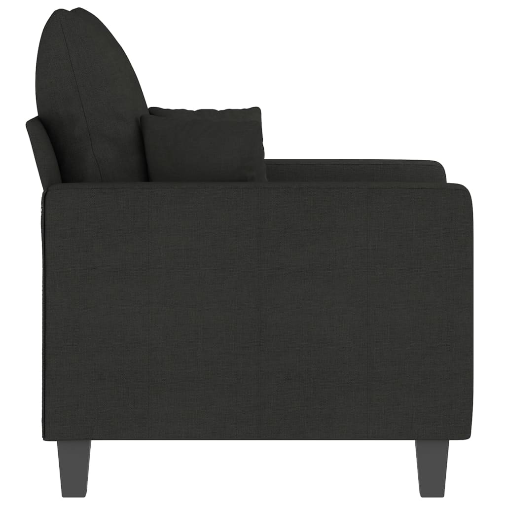 Sofa Chair Black 23.6" Fabric