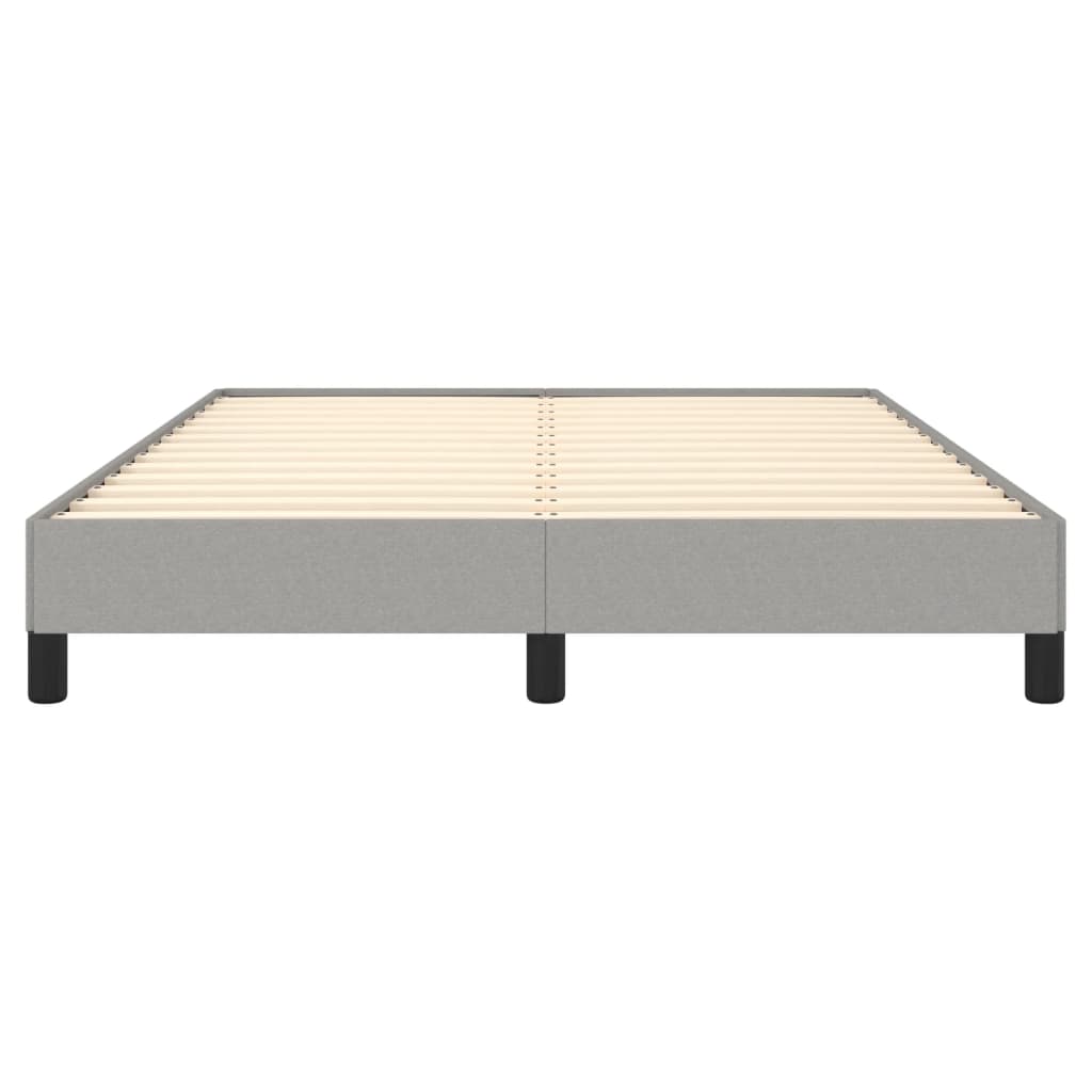 Bed Frame Light Gray 53.9"x74.8" Full Fabric