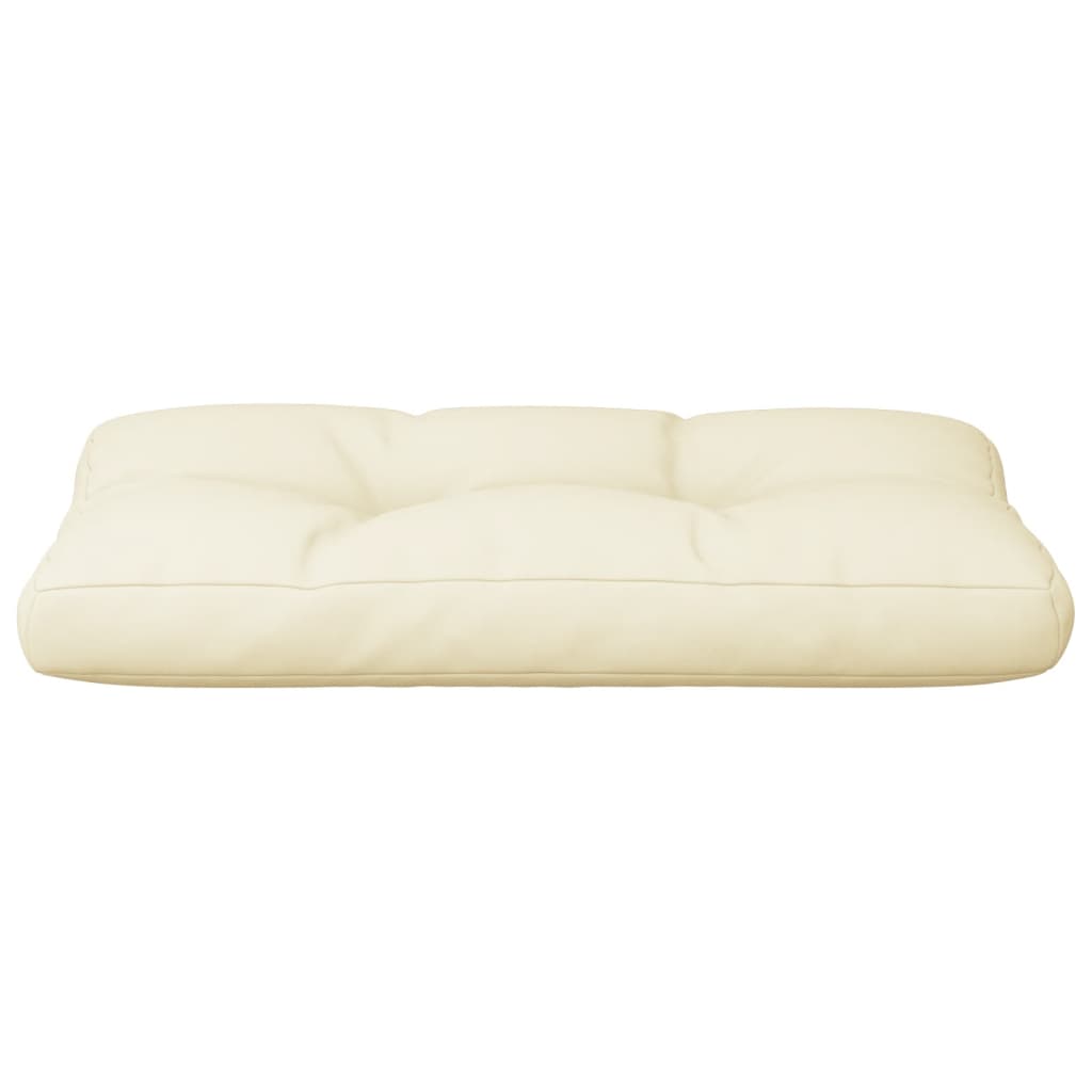 Pallet Cushion Cream 27.6"x15.7"x4.7" Fabric