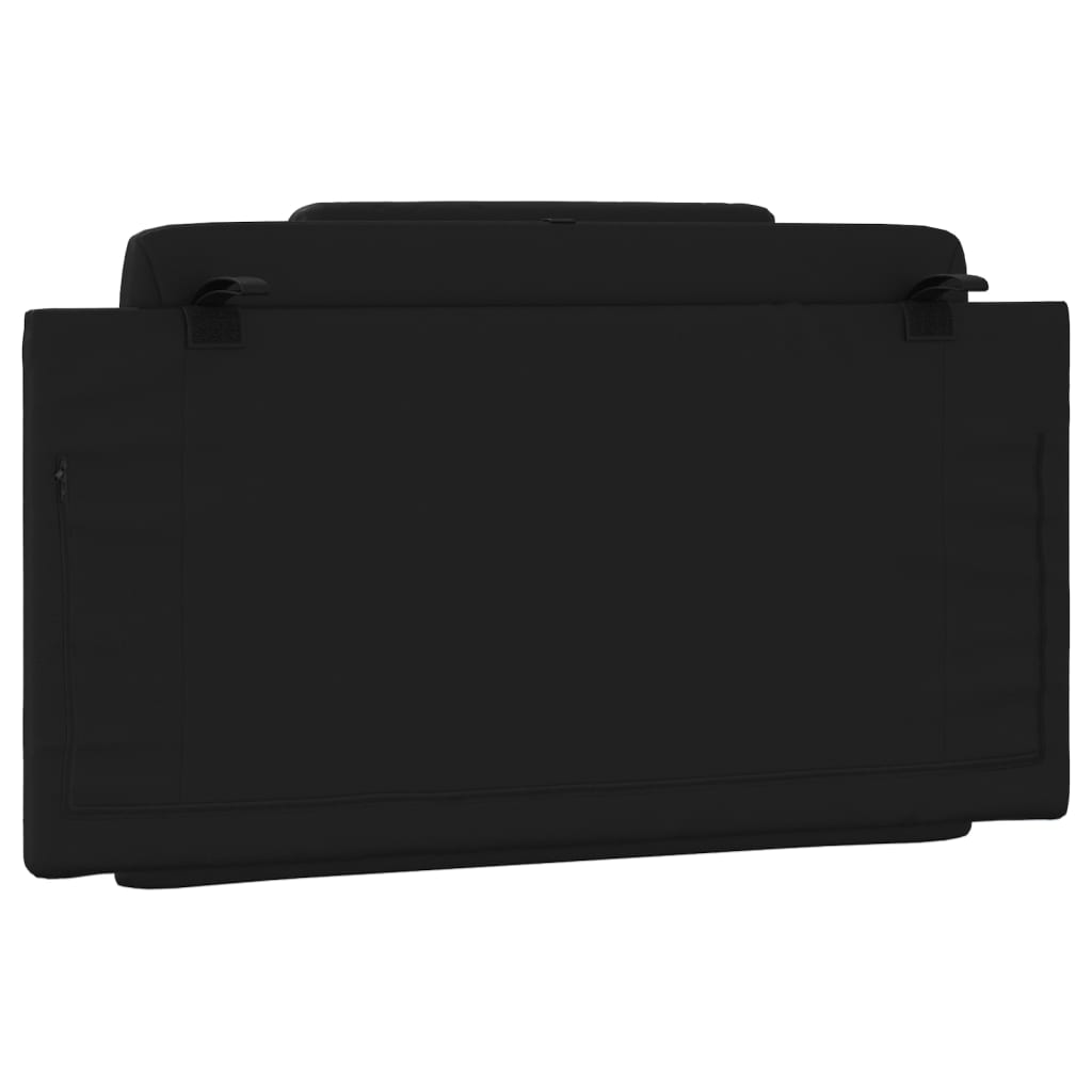 Headboard Cushion Black 39.4" Faux Leather