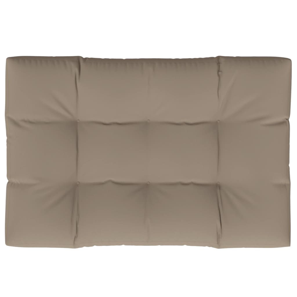 Pallet Cushion Taupe 47.2"x31.5"x4.7" Fabric