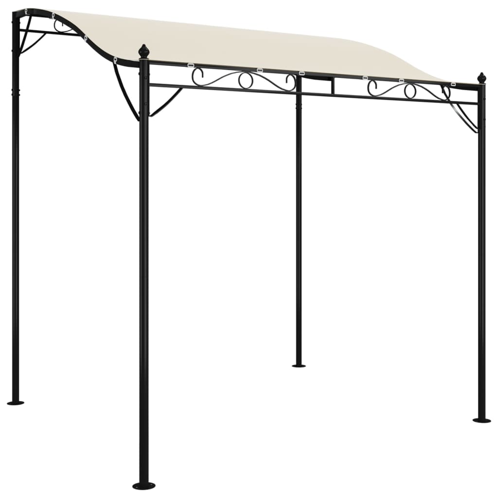 Canopy Cream 6.6'x7.5' 0.6 oz/ft² Fabric and Steel