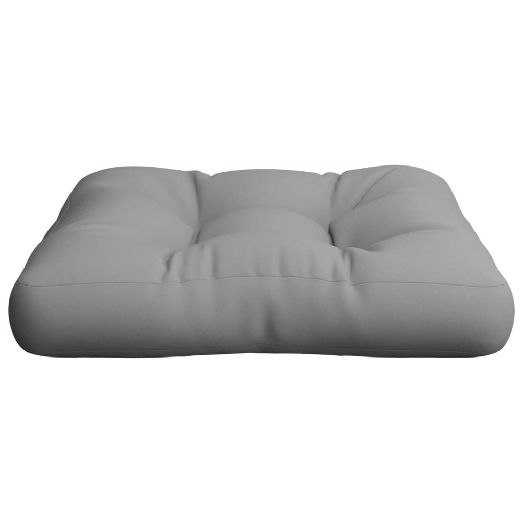 Pallet Cushion Gray 22.8"x22.8"x3.9" Fabric