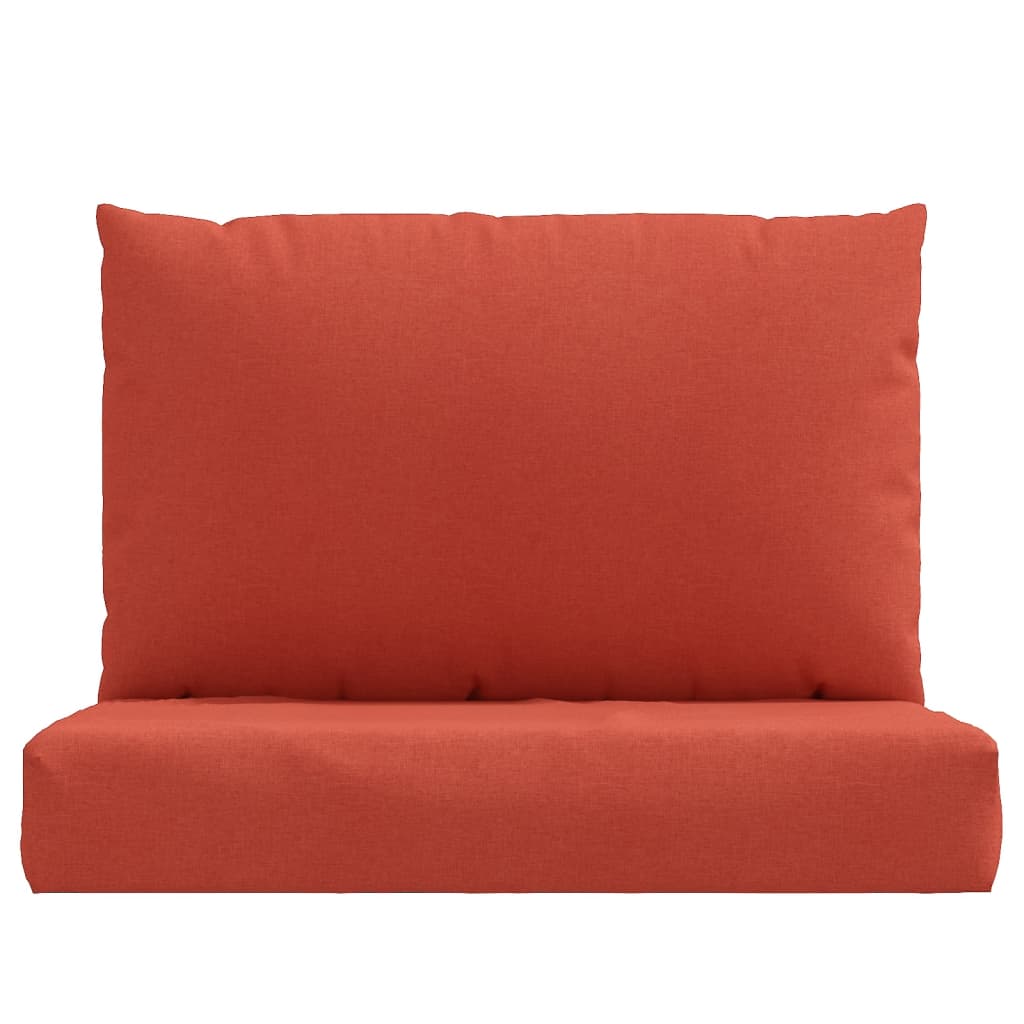 Pallet Cushions 2 pcs Melange Red Fabric