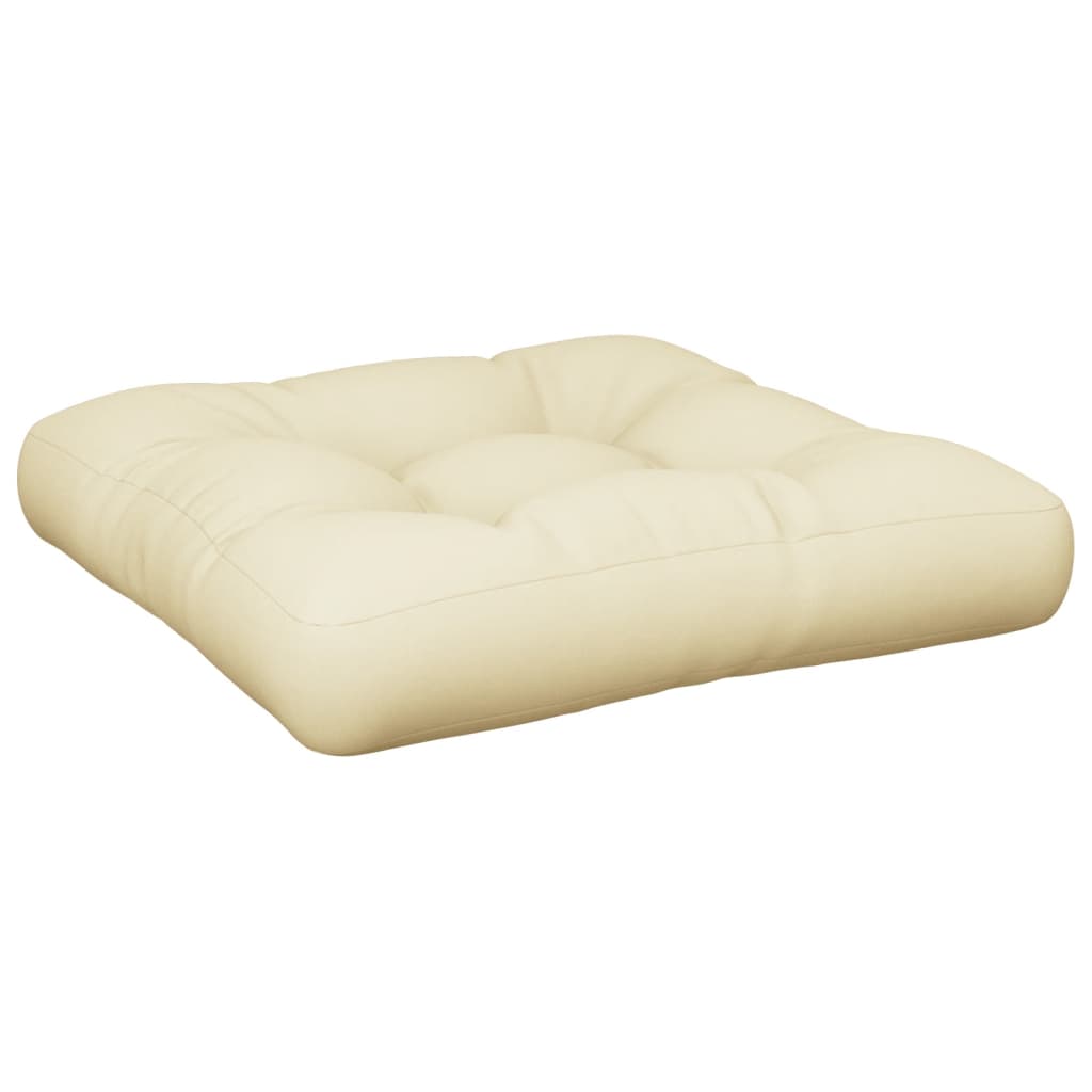 Pallet Cushion Cream 23.6"x24.2"x3.9" Fabric