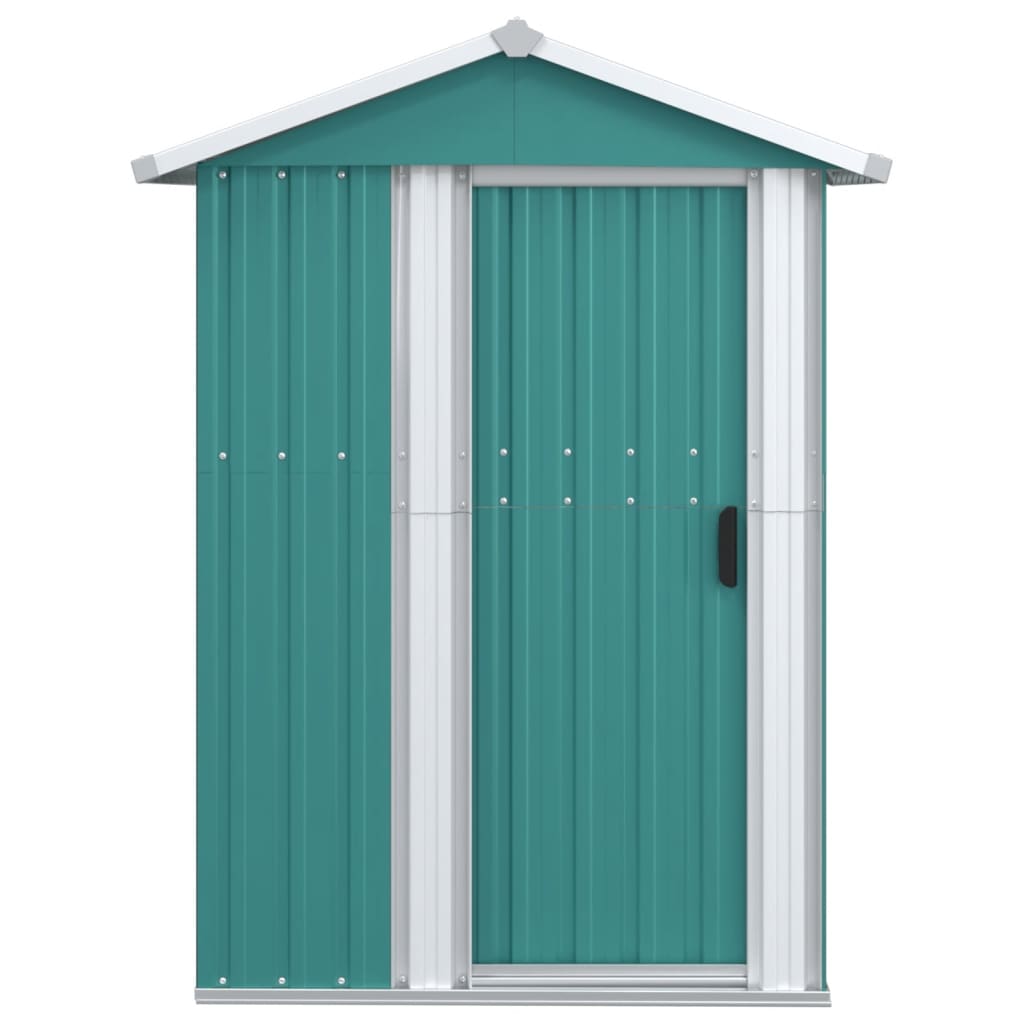 Garden Shed Green 49.6"x38.4"x69.7" Galvanized Steel