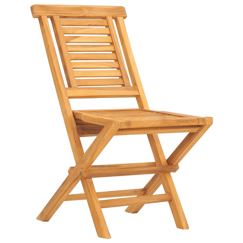 Folding Patio Chairs 2 pcs 18.5"x24.8"x35.4" Solid Wood Teak