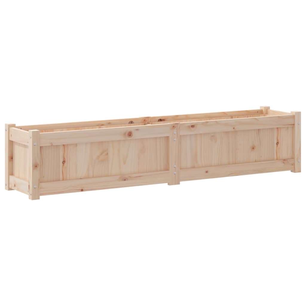 Garden Planter 59.1"x12.2"x12.2" Solid Wood Pine