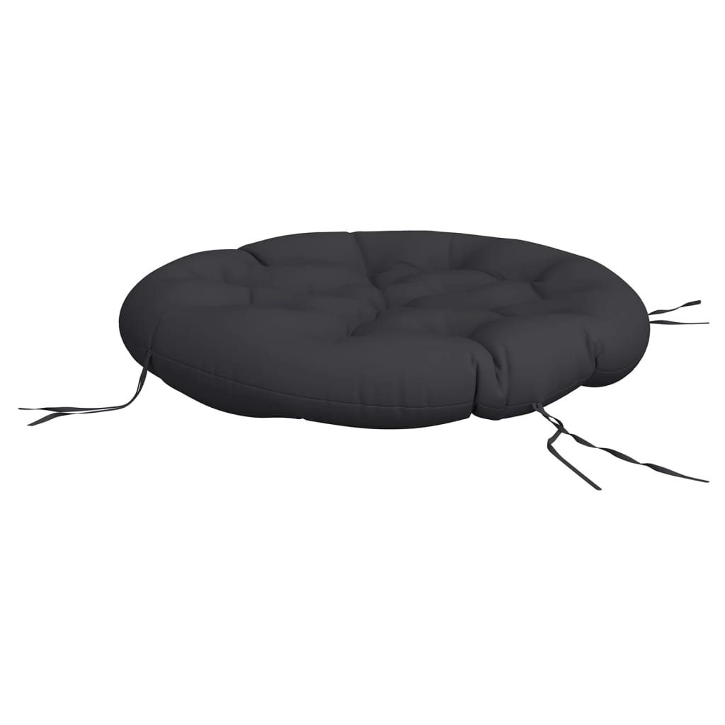 Round Cushion Black �� 39.4"x4.3" Oxford Fabric