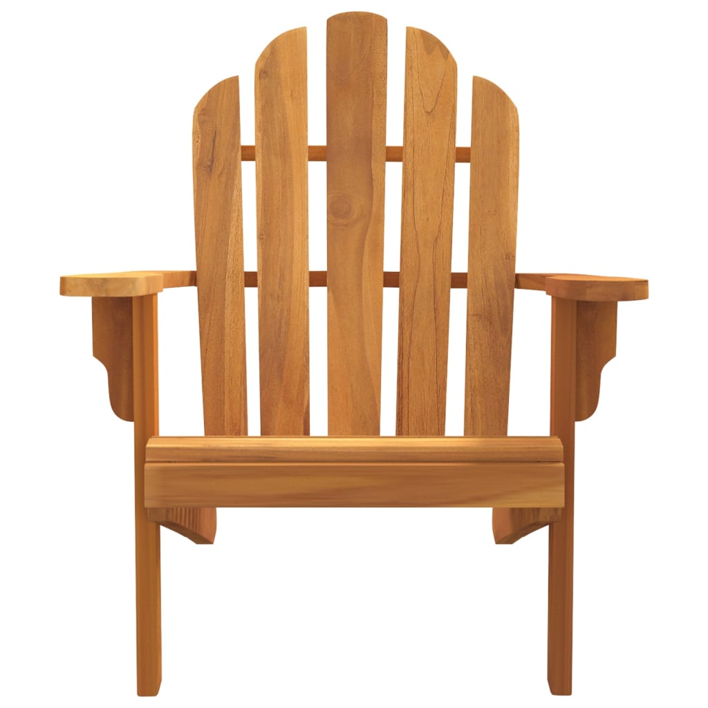 Patio Adirondack Chair 31.1"x37.4"x36.2" Solid Wood Teak