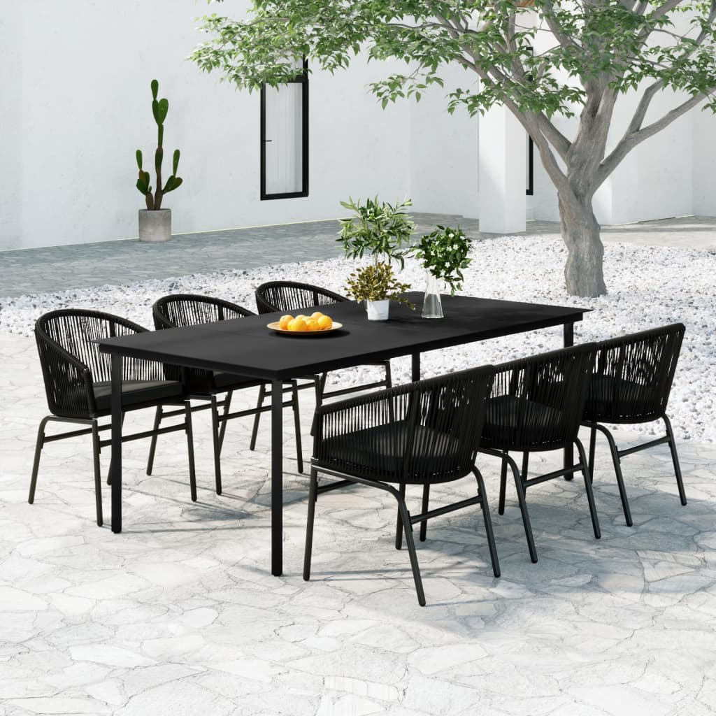 5 Piece Patio Dining Set Gray