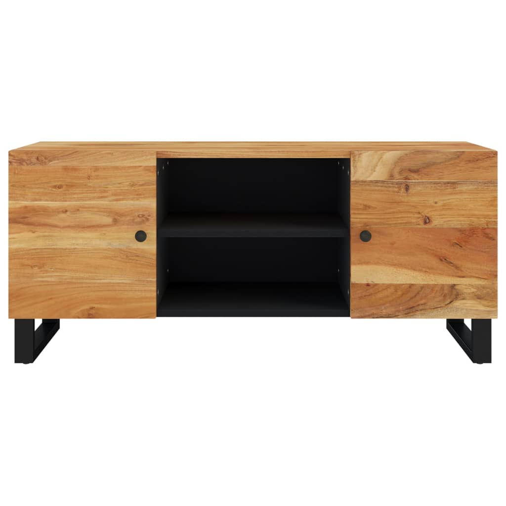 TV Stand 41.3"x13"x18.1" Solid Wood Acacia