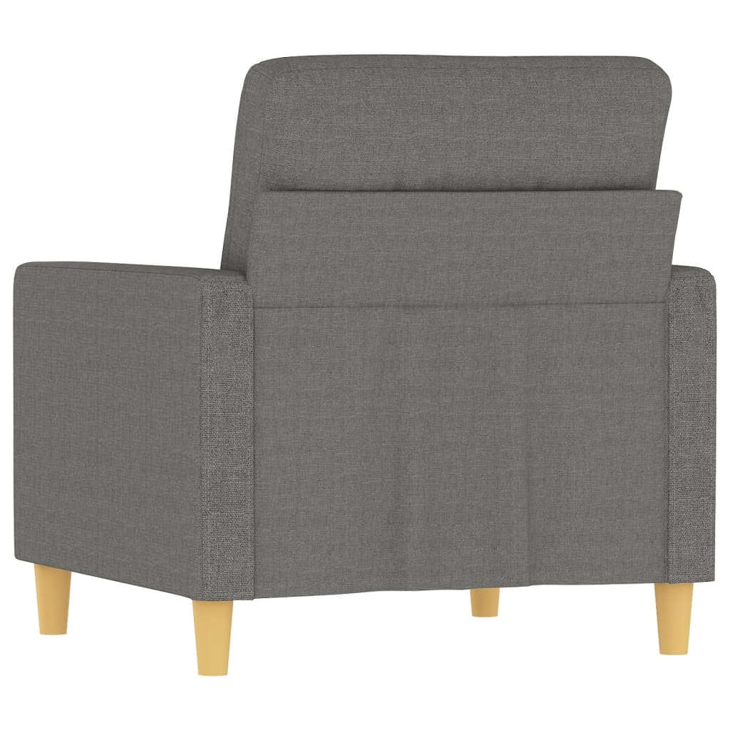 Sofa Chair Dark Gray 23.6" Fabric