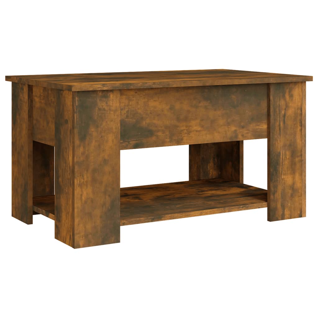 Coffee Table Smoked Oak 31.1"x19.3"x16.1" Engineered Wood