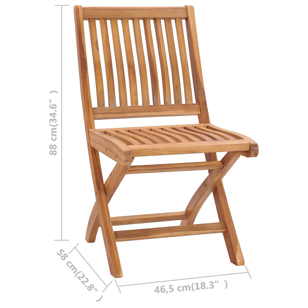 Patio Chairs 2 pcs with Gray Cushions Solid Teak Wood